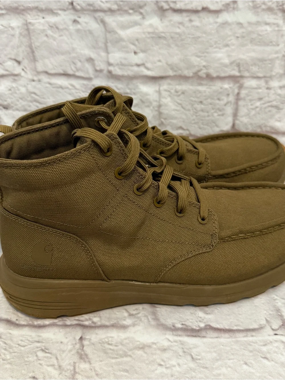 Carhartt Men's Haslett Moc Toe Canvas Chukka Shoes size 9
